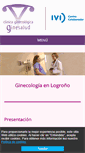 Mobile Screenshot of clinicaginesalud.net